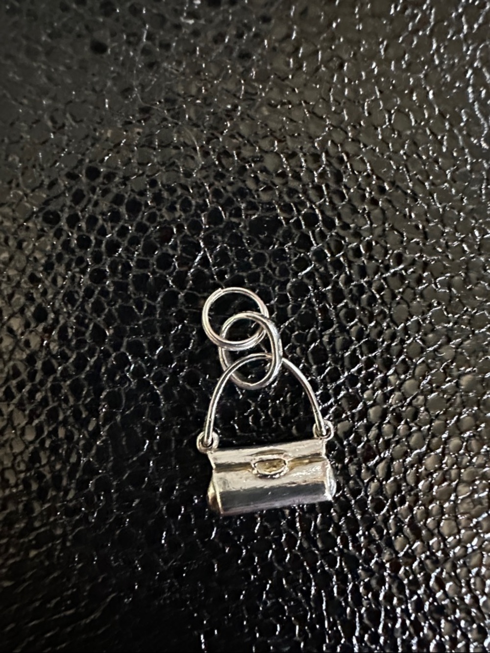 Links of London silver bag charm